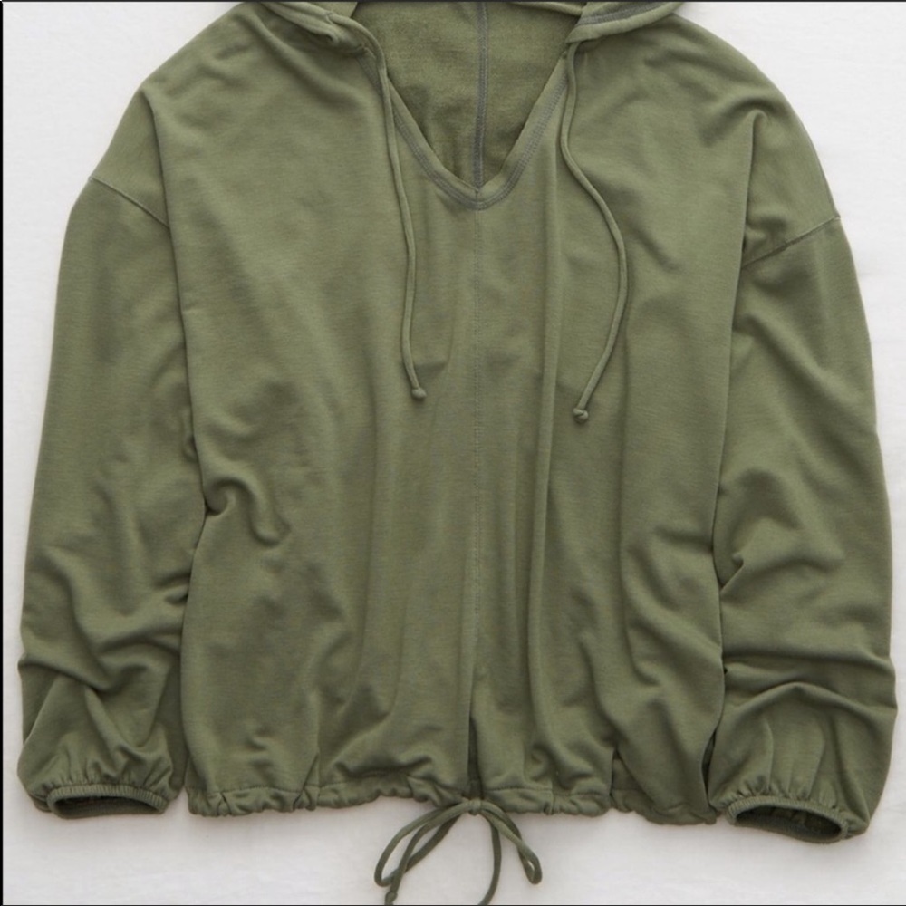 Aerie drapey hoodie